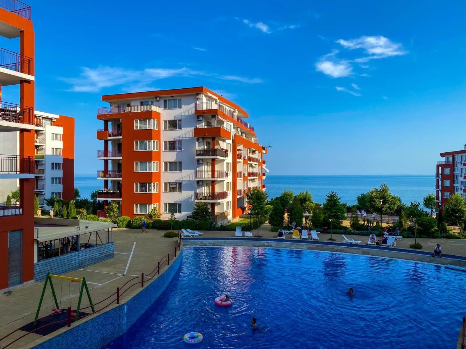 Panorama Fort Beach, Фамилно Студио Deluxe Sveti Vlas Eksteriør billede