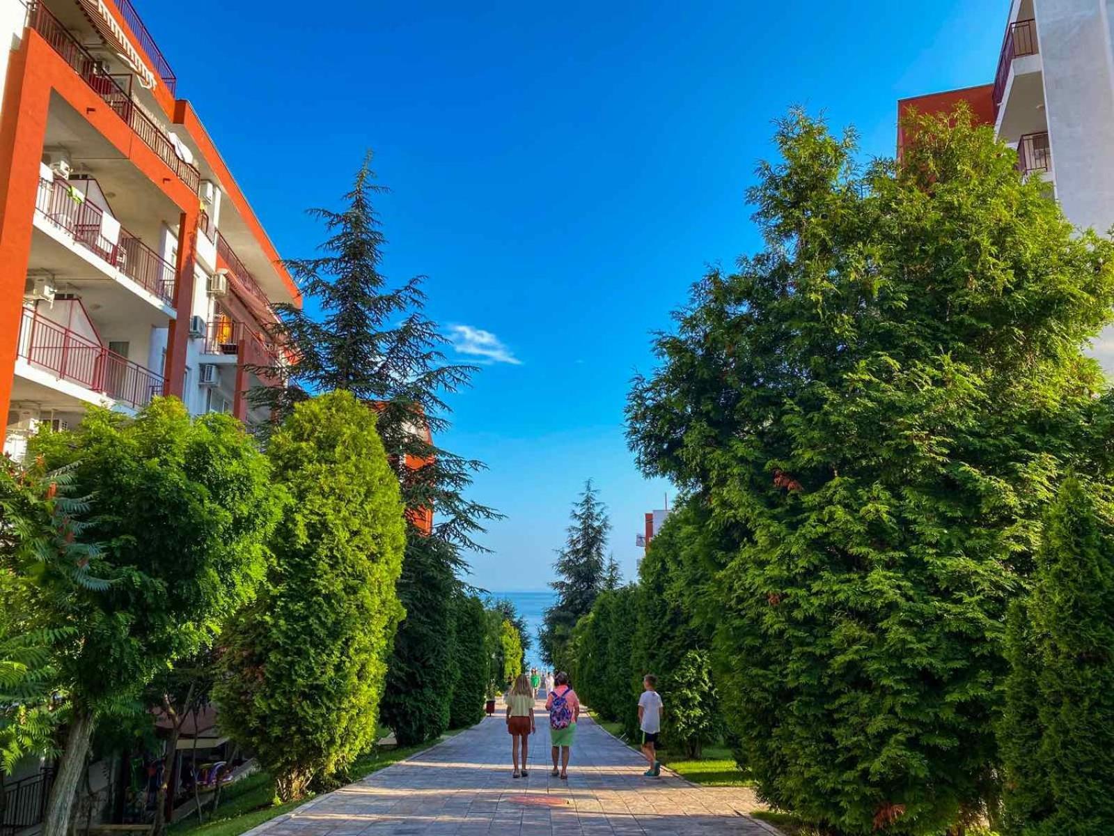 Panorama Fort Beach, Фамилно Студио Deluxe Sveti Vlas Eksteriør billede